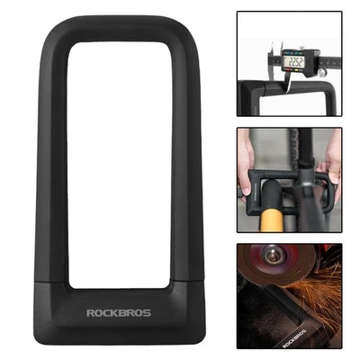 Mountain Road Bike U Lock Compact Scooter Anti-Theft Anti-cut Cycling Locks - Image 1 of 4