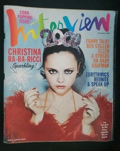 INTERVIEW Magazine December 1999 Christina Ricci - Eurythmics Ben Stiller - Imagen 1 de 10