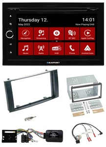 Blaupunkt Lenkrad DVD Bluetooth DAB 2DIN USB Autoradio für VW Touareg T5 Caravel - Bild 1 von 12