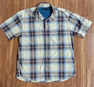 Volcom Shirt Men's Sz Large Plaid Casual Button Up Skater Surfer Comfortable - Picture 1 of 9