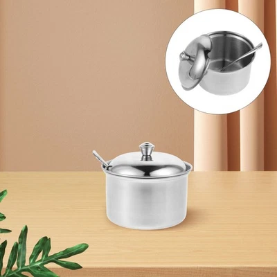  Contenitore Spezie Per Cucina Contenitori Acciaio Inox Tanister Inossidabile - Immagine 1 di 4