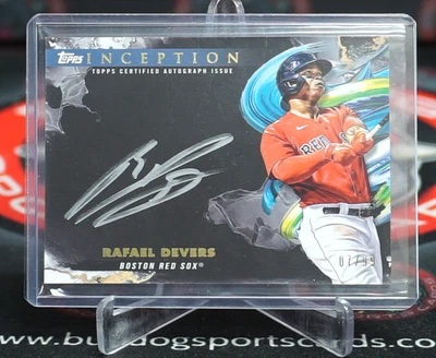 2023 Topps Inception Rafael Devers Silver Signings Auto 7/99 Boston Red Sox - Image 1 of 2