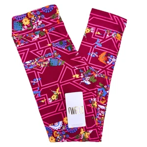 NEW Lularoe Leggings Tween (sz 00-0) Womens Girls Floral Buttery Soft Stretch - Picture 1 of 13