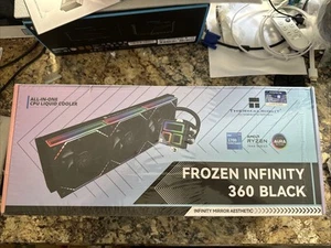Thermalright Frozen Infinity 360 Black CPU Water Cooler,360 Aio CPU...  - Afbeelding 1 van 5