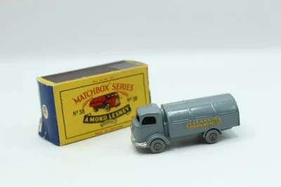Matchbox Lesney 38 Karrier Refuse Truck Very Good in Damaged Box MW - Image 1 of 4