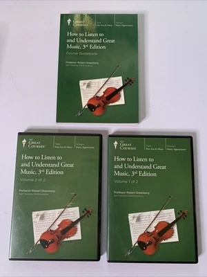 Great Courses How To Listen To And Understand Great Music 3rd Edition DVD + Book - Image 1 of 4