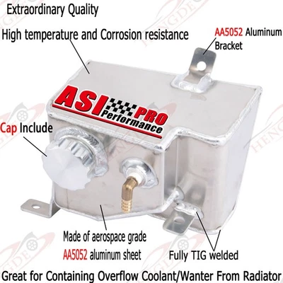Алюминиевый расширительный комплект перелива бака охлаждающей жидкости для 90-97 1991 Mazda Miata - Изображение 1 из 4