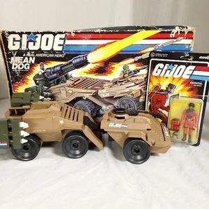 Mean Dog Vintage GI Joe Fahrzeug unvollständige Box ARAH Hasbro 80er Barbecue Reaktion - Bild 1 von 8
