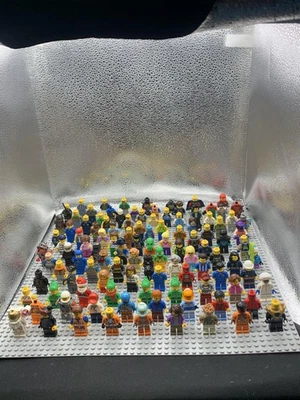 LEGO Minifigures Lot Bulk Mixed People City Space Accessories Huge Assortment - Image 1 of 4