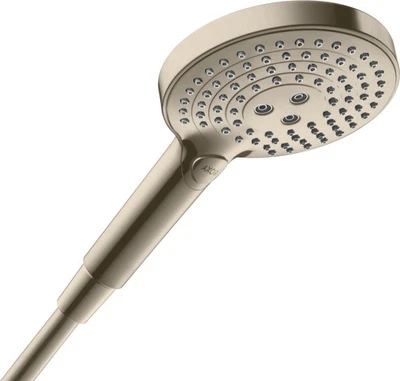 hansgrohe AXOR ShowerSolutions Handbrause 120 3jet, 26050820, Farbe: Brushed - Bild 1 von 2