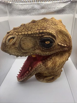 Dinosaur Mask T-Rex Rubber Latex Realistic Cosplay Halloween Costume Prop Adult - Image 1 of 4