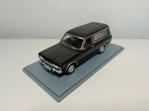 RARE NEO 1:43 FORD TAUNUS P7 POLLMANN, BLACK FUNERAL VEHICLE HEARSE NEO-185704 - Picture 1 of 6