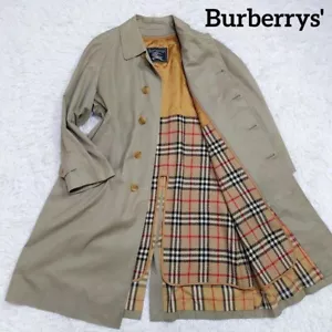 Burberrys Prorsum Vintage Single Trench Coat Khaki Beigew/Liner Men's 170,M - Picture 1 of 14