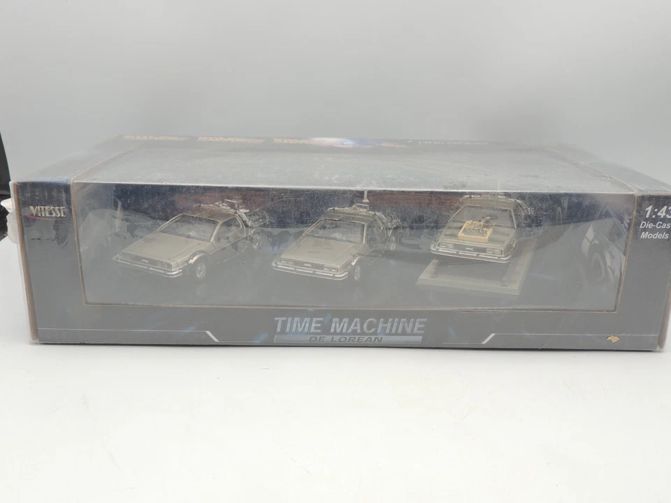Vitesse - Retour Vers Le Futur - Delorean Coffret - Voiture Miniature 1/43 - Photo 1/4
