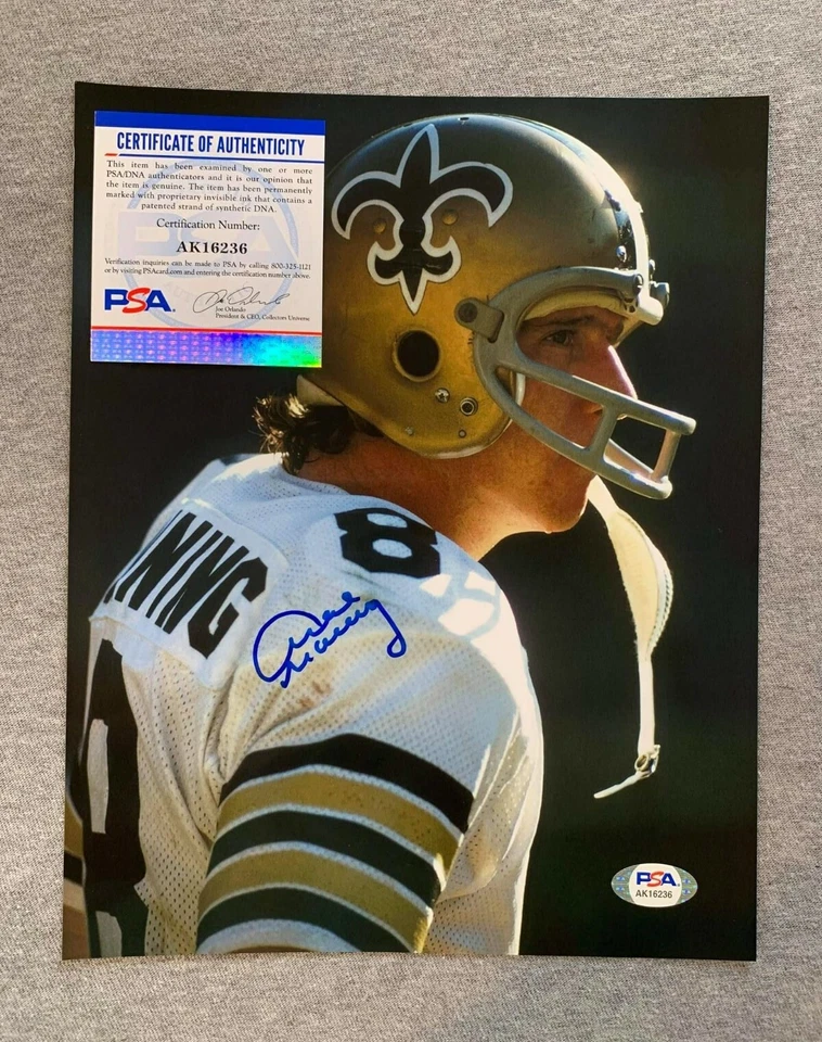 NEW ORLEANS SAINTS- ARCHIE MANNING AUTOGRAPH 8x10 PORTRAIT PHOTO PSA/DNA AK16236 - Image 1 of 1
