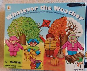HTF Carson-Dellosa "WHATEVER THE WEATHER" Seasons Game CD-140066 Ages 4+, 2009