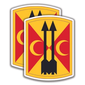 212a BRIGADA DE ARTILLERÍA DE CAMPO CALCOMANÍA Ejército de los Estados Unidos 2 pegatinas Bogo Militar - Imagen 1 de 1