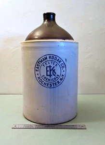 Eastman Kodak Stoneware Chemical jug/crock 19'' x 11'' - Picture 1 of 10