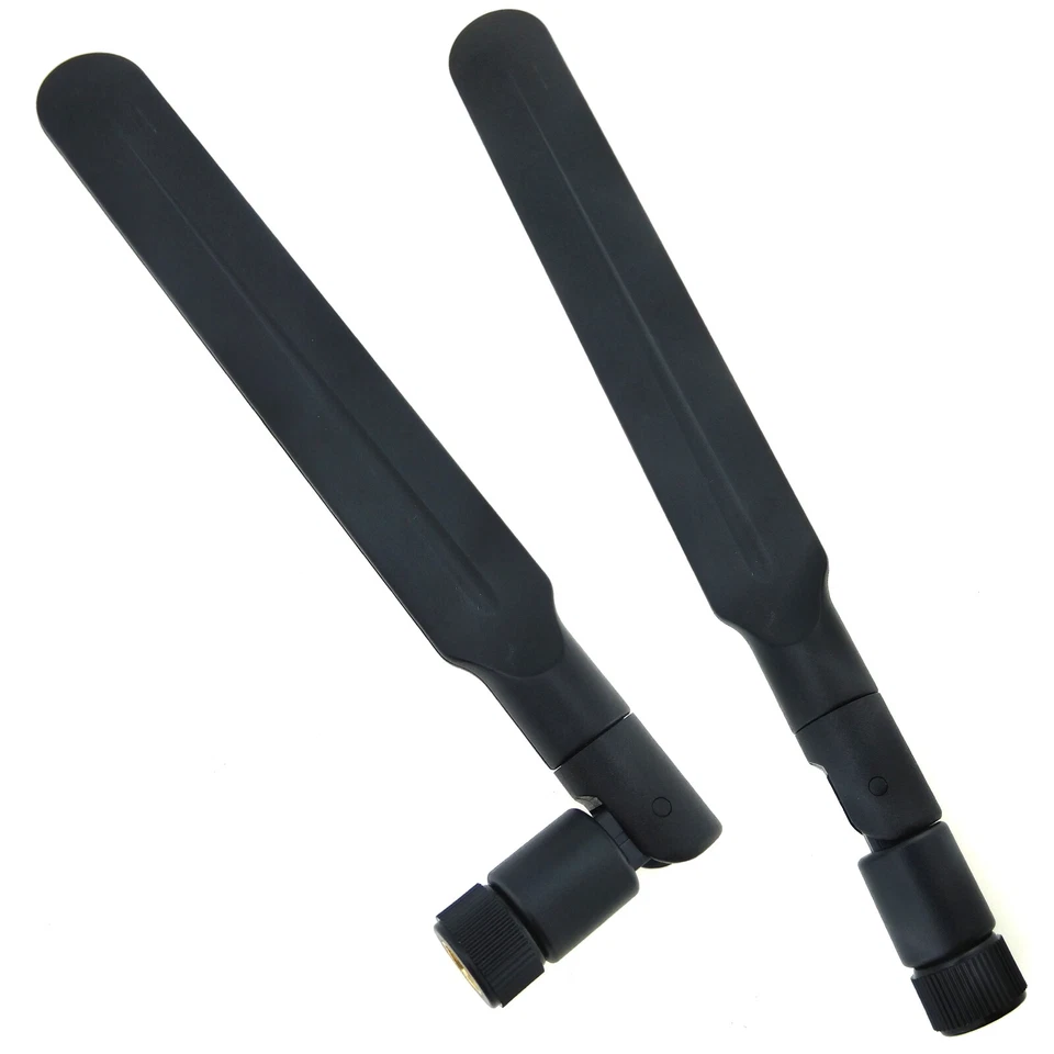 2pcs PC Wireless Antenna 2.4GHz 5GHz WiFi Bluetooth RP-SMA 8dBi Aerial Booster - Image 1 of 4