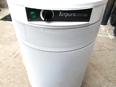 Airpura 600 - Purificador de aire de metal galvanizado con recubrimiento en polvo - Blanco Foto 1 de 4