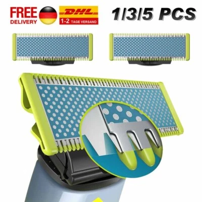 MARKENLOS 5x One Blade Klinge Ersatzklingen Rasierer Ersatz Zubehör Für Philips Eilversand