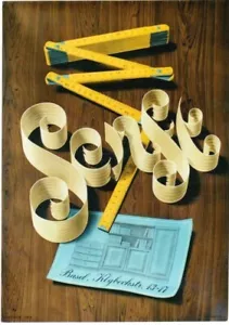 Original vintage poster SENFT FURNITURE STORE BASEL 1943 - Picture 1 of 1