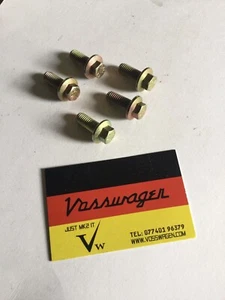 NEW ZINC FULL SET VW GOLF MK2 MK3 CORRADO Gti G60 Vr6 FUEL TANK STRAPS BOLTS - Picture 1 of 1