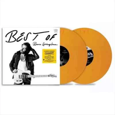 BRUCE SPRINGSTEEN - BEST OF BRUCE SPRINGSTEEN - 2-LP YELLOW COLORED VINYL - NEW! - Image 1 of 4