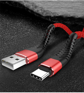 Braided USB Type-C USB-C to USB-A Fast Charge Cable Cord Charger Charging Sync