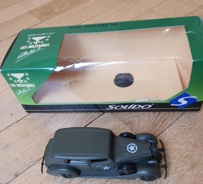 Voiture militaire Solido Packard 1/43 et sa boîte - Photo 1/4