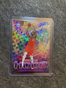 2023-24 Panini NBA Hoops Joel Embiid 'Hoopla' Asia Hyper Red. /99 Pack Fresh🔥 - Picture 1 of 7