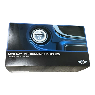 Genuine MINI Cooper LED Halo Fog Light Upgrade Kit 63122361243 F55 F56 F57 DRL - Image 1 of 4