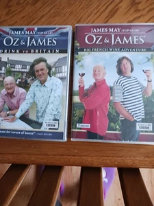 Oz & James Two DVD Collection: Drink to Britain & Big French Wine Adventure New - Picture 1 of 2