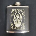 AVENGED SEVENFOLD Collector's Pleather Stainless Steel 6 oz Drinking Flask NECA