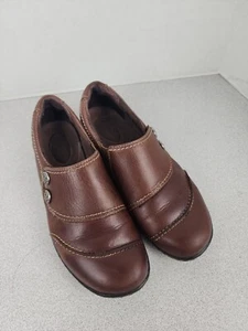 Clarks Bendables Ashland Alpine Slip On Loafers Brown Womens 7M 62922 - Picture 1 of 6