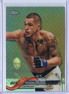 2018 Topps UFC Chrome Refractor Parallel #72 Anthony Pettis - Lightweight - Image 1 of 3