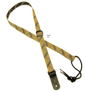 Legacystraps 1" Mandolin Strap Ukulele Strap *CLOSEOUT* Metro Tan - Picture 1 of 2