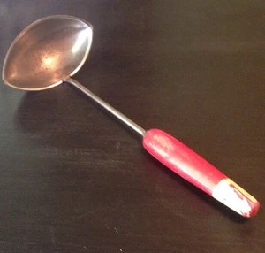 Primitive Red Handled Spoon - Picture 1 of 1