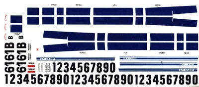 Calcomanías de auto ranura #61B Jerry Titus 1965-66 Shelby Mustang escala 1/64 HO Foto 1 de 2