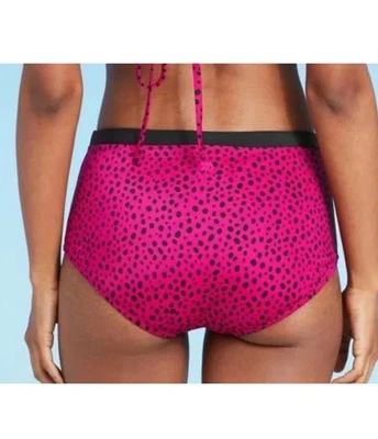 Parte inferior de bikini All in Motion cintura alta punto arándano talla mediana nueva con etiquetas Foto 1 de 4