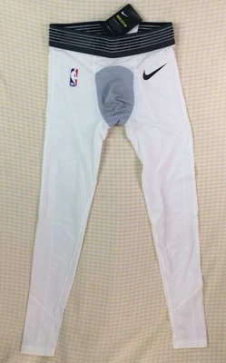 Nike Pro Essential Micro Dri-Fit Elastano Longo Masculino Long John, Tamanho Pequeno-Branco - Imagem 1 de 4