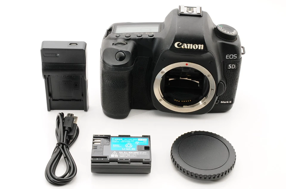 Cámara digital Canon EOS 5D Mark II SLR 21,1 MP cuerpo negro【Exc+5】JAPÓN #203 Foto 1 de 4