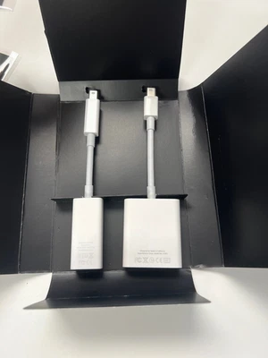 A1433 Thunderbolt to Gigabyte Ethernet Adapter w/Mini Display Port to VGA  A1307 - Image 1 of 4