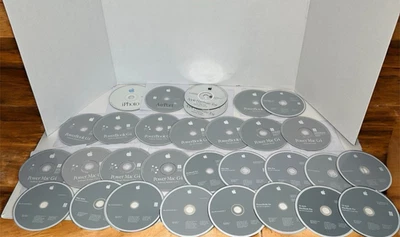Apple OS9 OSX Software CDs PoweBook G4 Install/Restore/Hardware Test 31 Disc Lot - Image 1 of 4