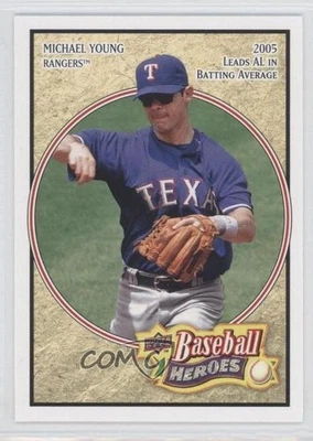 2008 Upper Deck Baseball Heroes Michael Young #167 - Image 1 of 2