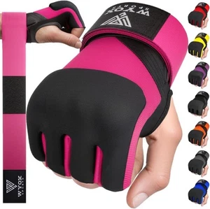 WYOX Gel Boxing Hand Wraps Inner Gloves for Men & Women, 80cm X-Small, Pink - Picture 1 of 7
