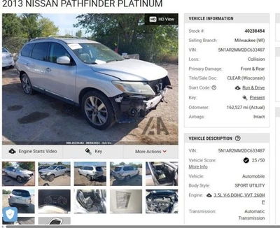 Potenciador de freno compatible con 13 INFINITI JX35 4331129 Foto 1 de 4