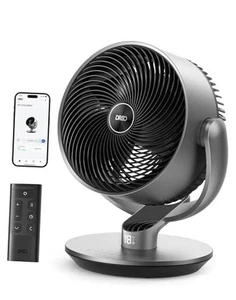 16 Inch 25dB Quiet Smart Fans for Bedroom, DC Room Fan with Remote, Silver - Picture 1 of 7
