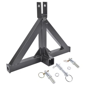 3 Point Trailer Hitch with 2" Receiver Quick Hitch for All Category 1 Tractors - Picture 1 of 38