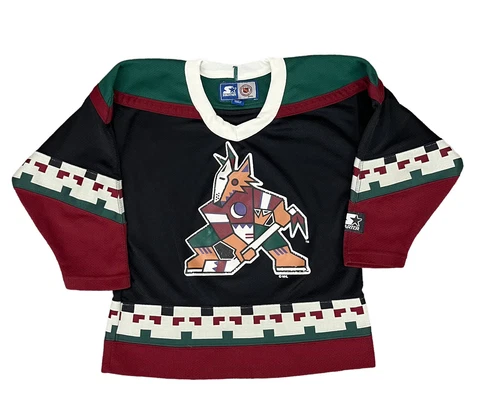 Arizona Coyotes Kachina Logo Starter Hockey Jersey Youth Medium Cover